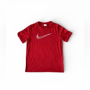 Nike Kids Red Short Sleeve Tee